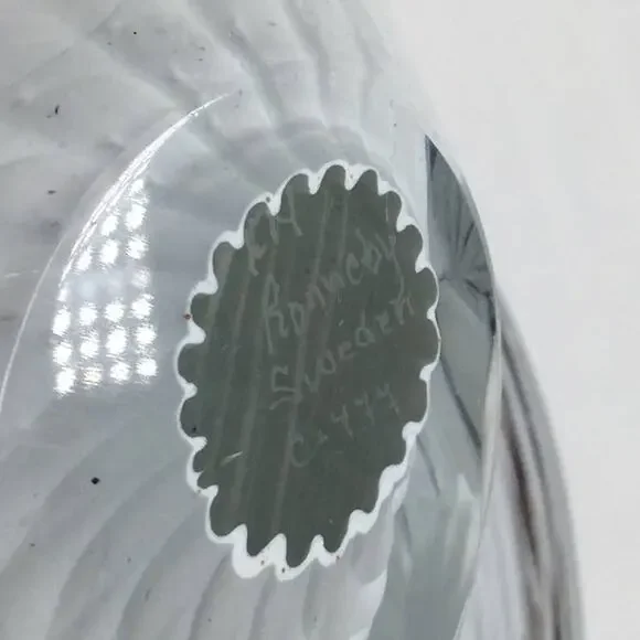 VTG Ronneby Sweden Glass Bird Figurine - Picture 12 of 12